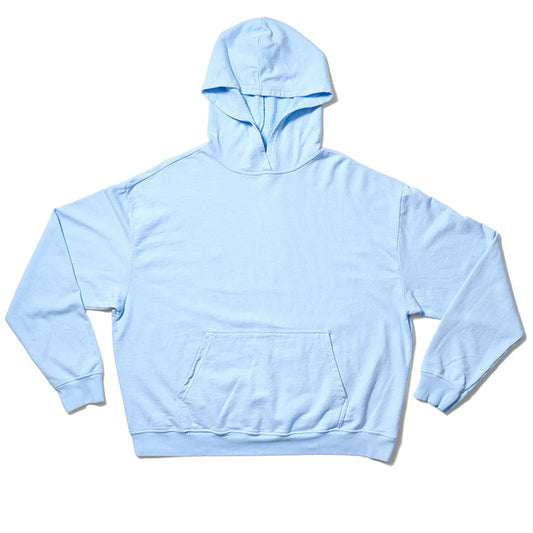 blue hoodie